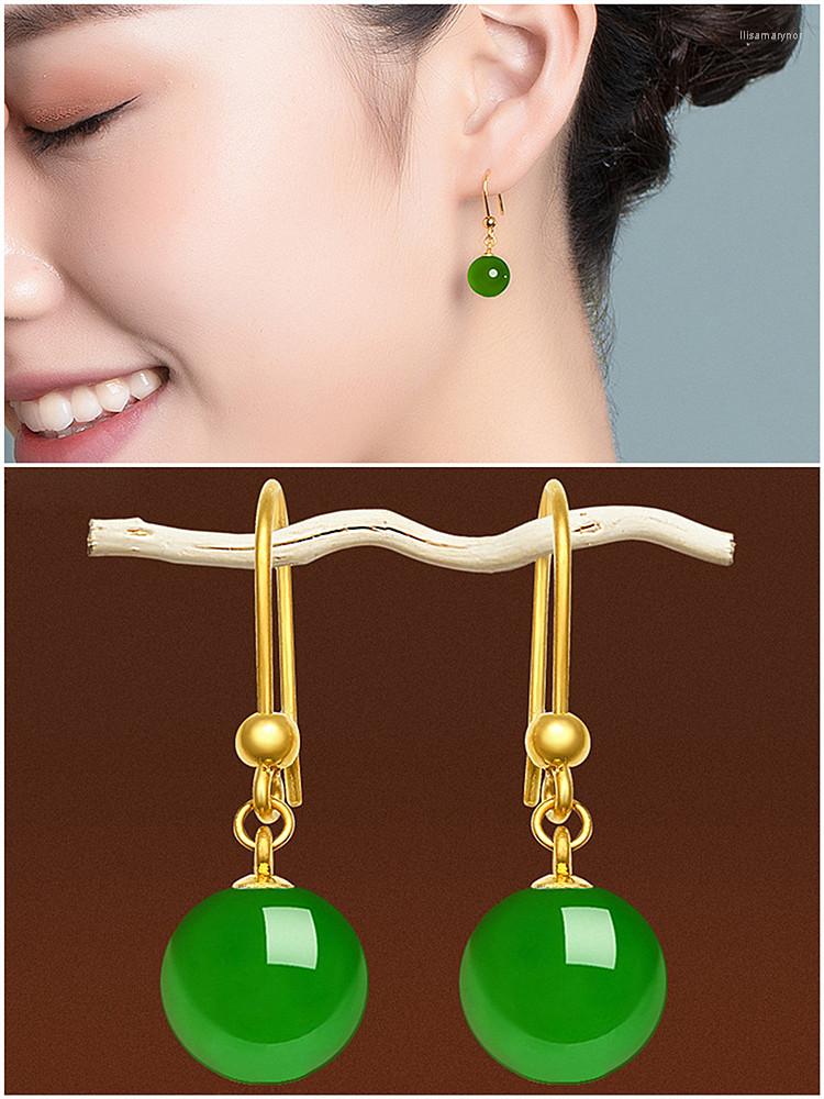 Dangle Earrings Green Jade Crystal Emerald Gemstones Drop For Women Gold Color Jewelry Brincos Concise Fashion Party Accessories Gifts
Dangle Earrings Green Jade Crystal Emerald Gemstones Drop For Women Gold Color Jewelry Brincos Concise Fashion Party Accessories Gifts