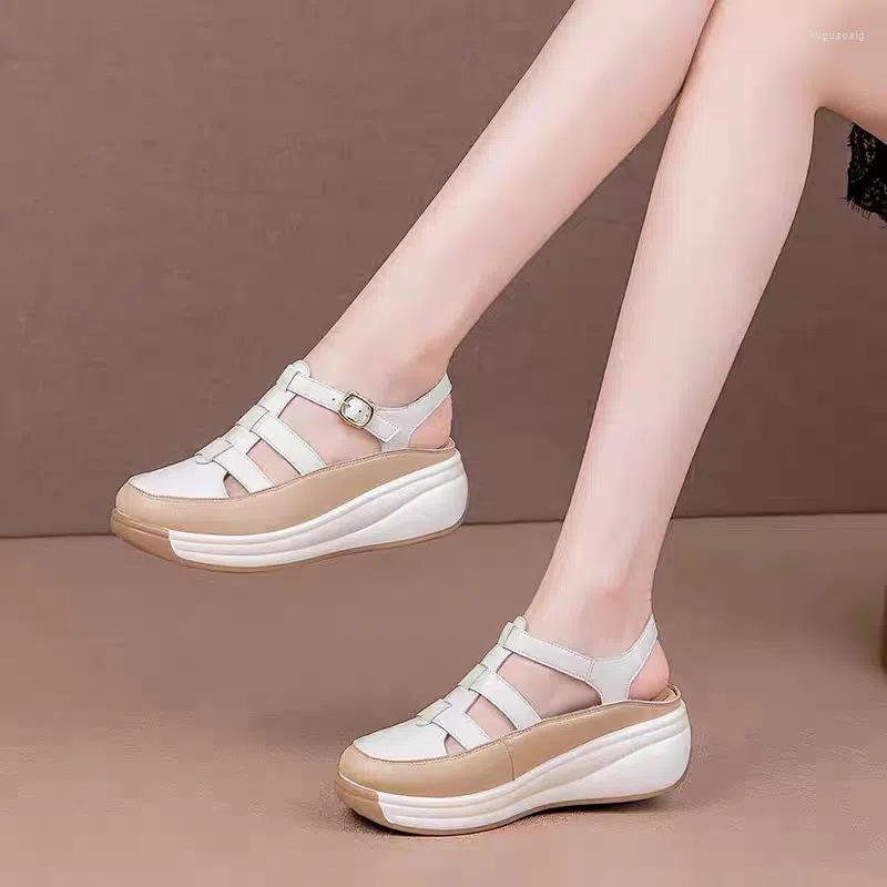 Sandals Women's Platform Sandalet Summer Roman Vintage Casual Shoes For Women, Apricot
Sandals Women's Platform Sandalet Summer Roman Vintage Casual Shoes For Women, Apricot