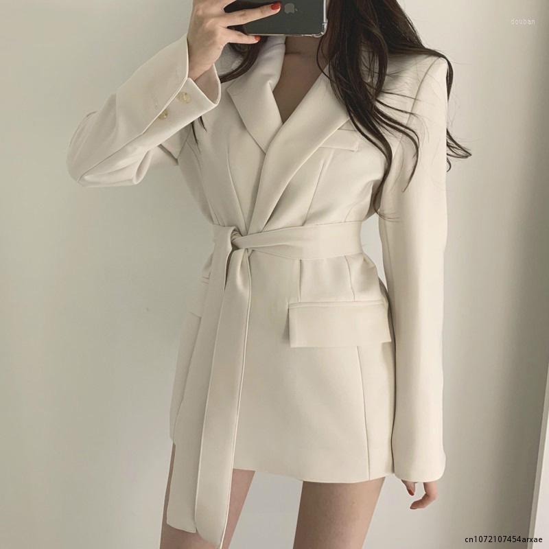 Women's Suits Women Spring And Autumn Jackets Office Ladies Lace Up Notched Formal Outwear Elegant Black Blazer Long Dress, Khaki
Women's Suits Women Spring And Autumn Jackets Office Ladies Lace Up Notched Formal Outwear Elegant Black Blazer Long Dress, Khaki