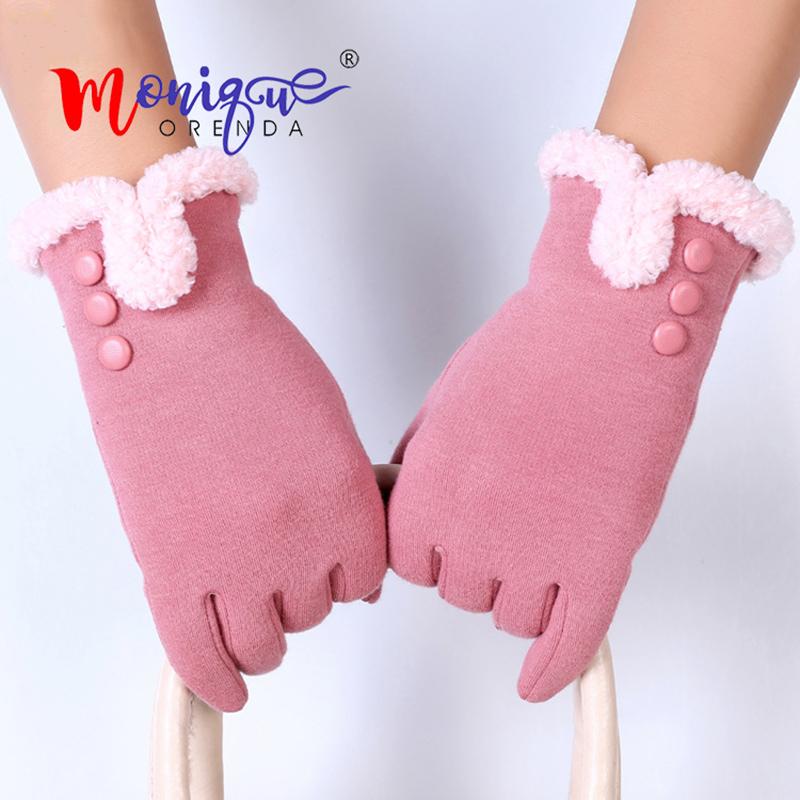 Fingerless Gloves Elegant Women Winter Girls Five Finger Touch Screen Driving Keep Warm Mittens Button Wrist Soft Thick Female Luvas
Fingerless Gloves Elegant Women Winter Girls Five Finger Touch Screen Driving Keep Warm Mittens Button Wrist Soft Thick Female Luvas