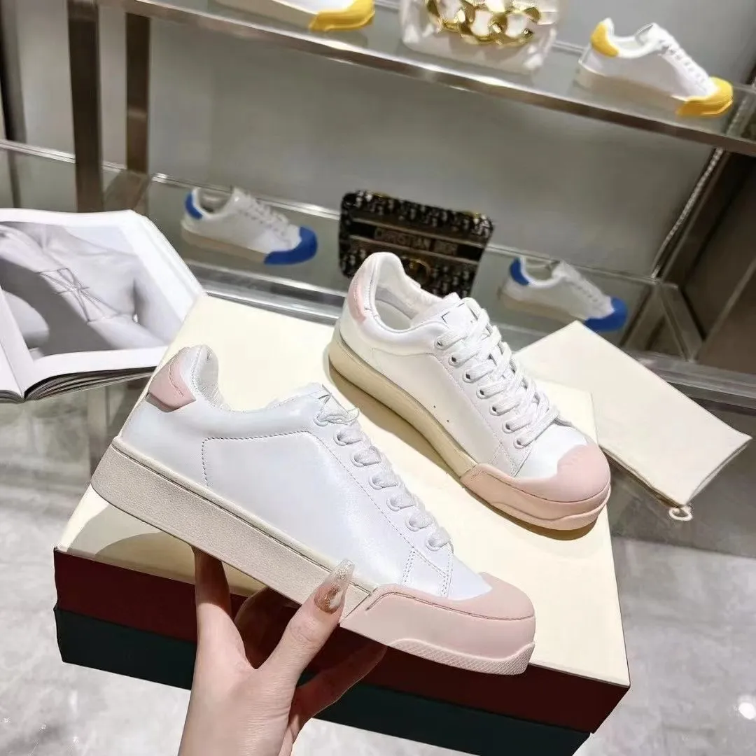luxury designer shoes mens casual shoes sneakers bottom head white shoe stitching leather women's High quality only male and female apartment lace platform shoes, Pink
luxury designer shoes mens casual shoes sneakers bottom head white shoe stitching leather women's High quality only male and female apartment lace platform shoes, Pink