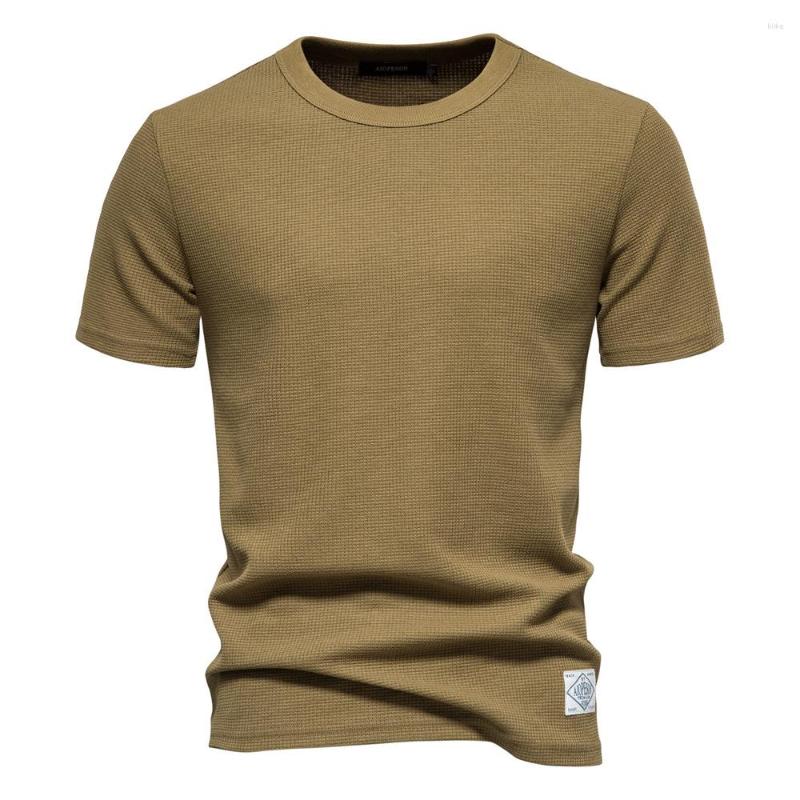 Men's T Shirts 2023 Summer Waffle T-Shirts Mens Short Sleeve Casual Men's Tops Tee Fashion Solid Cotton Shirt For Men, White
Men's T Shirts 2023 Summer Waffle T-Shirts Mens Short Sleeve Casual Men's Tops Tee Fashion Solid Cotton Shirt For Men, White