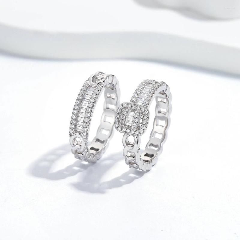 Cluster Rings Sewing Chain S925 Silver Ring Female Style Twin Couple Suit European American Middle East Cross-border
Cluster Rings Sewing Chain S925 Silver Ring Female Style Twin Couple Suit European American Middle East Cross-border