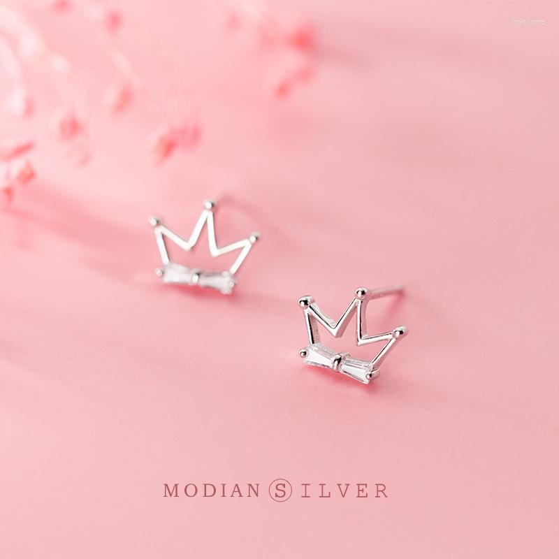 Stud Earrings MODIAN Classic Sparkling Zircon Hollow Crown Earring For Women 925 Sterling Silver Minimalist Ear Pin Fine Jewelry 2023
Stud Earrings MODIAN Classic Sparkling Zircon Hollow Crown Earring For Women 925 Sterling Silver Minimalist Ear Pin Fine Jewelry 2023