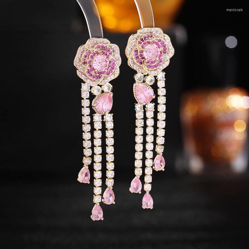 Dangle Earrings SINZRY Luxury Top Quality Crystal Flower Long Tassel Vintage Drop For Women
Dangle Earrings SINZRY Luxury Top Quality Crystal Flower Long Tassel Vintage Drop For Women