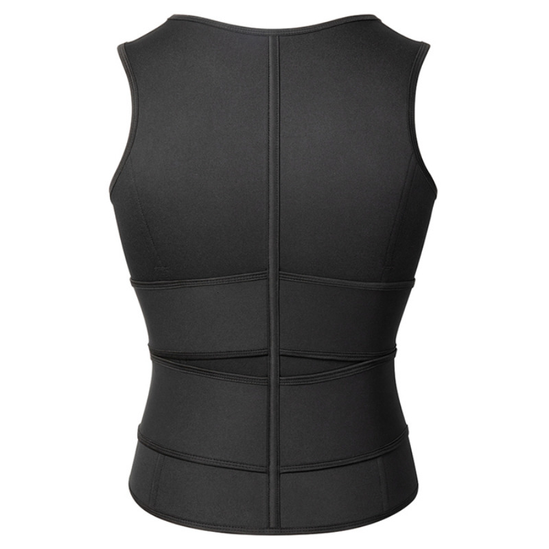 Men's Tracksuits Men Body Shaper Waist Trainer Sauna Suit Sweat Vest Slimming Underwear Weight Loss Shirt Fat Workout Tank Tops Shapewear 230419