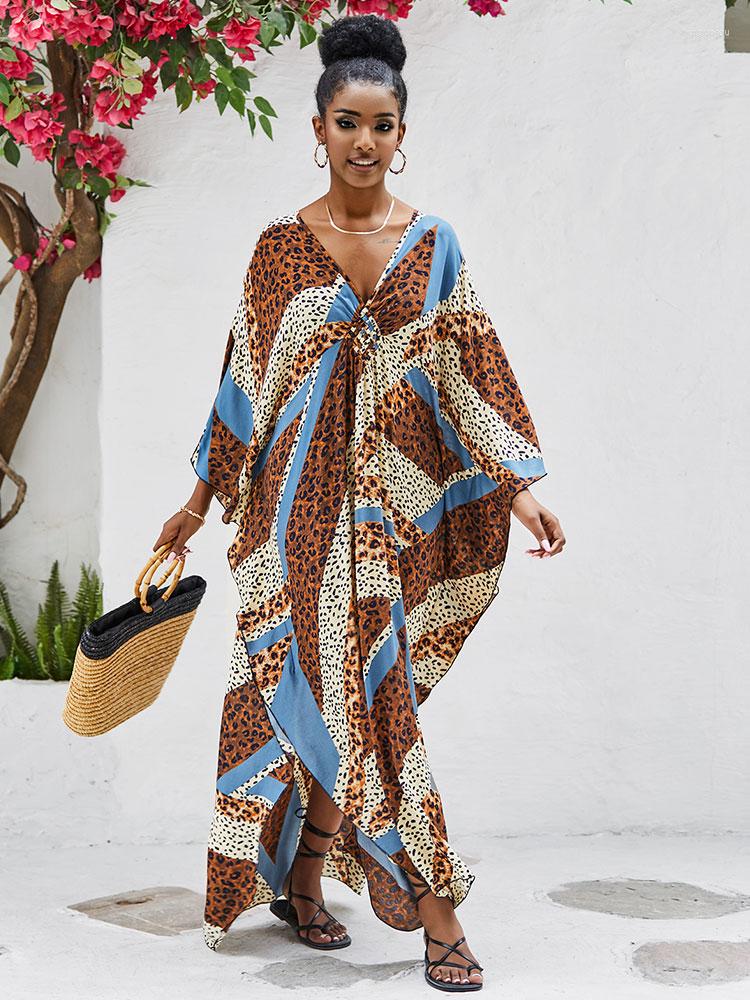 Women's Swimwear 2023 Sexy V-neck Side Split Casual Fashion Printed Bikini Cover-ups Summer Women Clothing Beach Wear Swim Suit Cover Up, Multi
Women's Swimwear 2023 Sexy V-neck Side Split Casual Fashion Printed Bikini Cover-ups Summer Women Clothing Beach Wear Swim Suit Cover Up, Multi