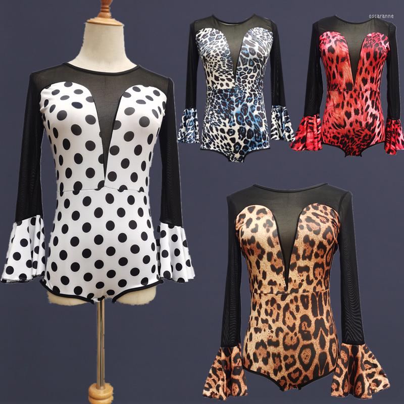 Stage Wear Latin Dance Top Female Modern Practice Professional Jumpsuit National Standard Dress High-end Body Suit Spring, Polka dot
Stage Wear Latin Dance Top Female Modern Practice Professional Jumpsuit National Standard Dress High-end Body Suit Spring, Polka dot