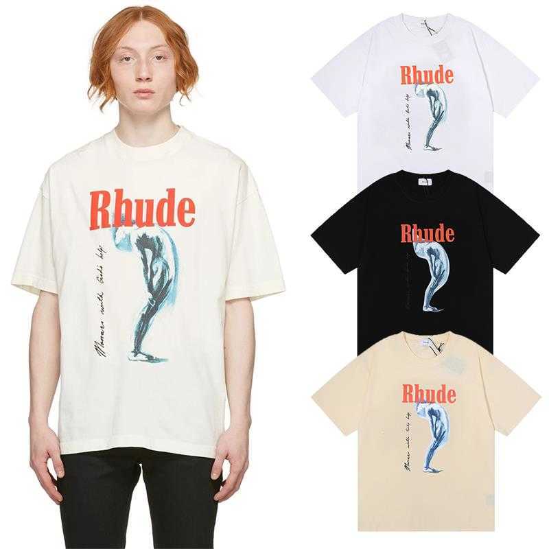 Designer Fashion Clothing Tees Hip hop TShirts Rhude Monaco with Gold Help the Tormented Goddess of Beauty Trendy Trend Loose Fitting men women Loose Streetwear, Black
Designer Fashion Clothing Tees Hip hop TShirts Rhude Monaco with Gold Help the Tormented Goddess of Beauty Trendy Trend Loose Fitting men women Loose Streetwear, Black