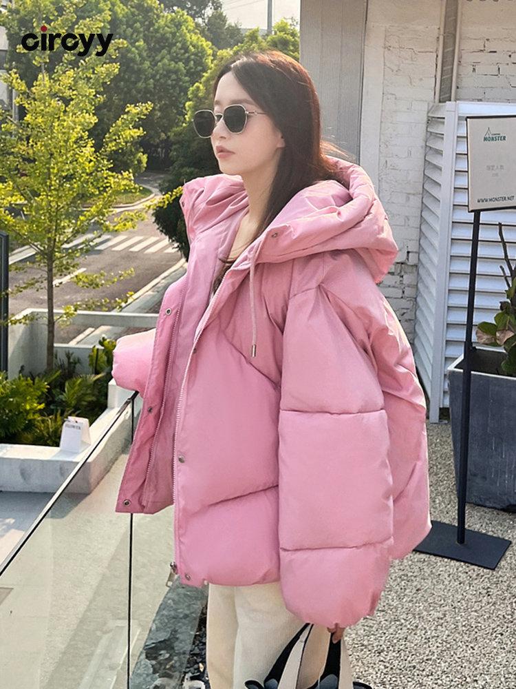 Leather Circyy Winter Jacket for Women Coat Hooded Pink Cropped Jacket 2022 Oversize Parka Thick Warm Cotton Puffer Coat Padded Clothing, Blue
Leather Circyy Winter Jacket for Women Coat Hooded Pink Cropped Jacket 2022 Oversize Parka Thick Warm Cotton Puffer Coat Padded Clothing, Blue