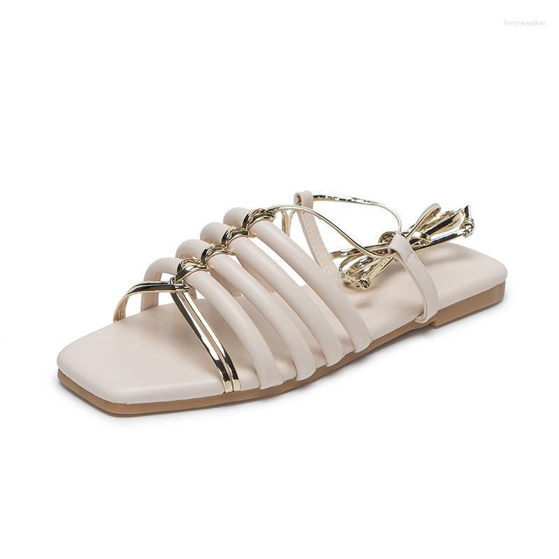 Sandals 2023 Fashion Summer Women Cross Strap Thong Casual Square Head Romanesque Flat Hollowed Out, Beige
Sandals 2023 Fashion Summer Women Cross Strap Thong Casual Square Head Romanesque Flat Hollowed Out, Beige