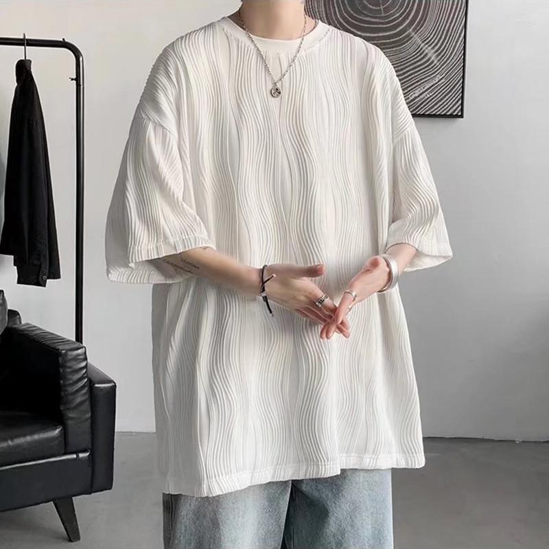Men's T Shirts Oversized T-shirt Pure Color Summer Korean Fashion Trend Simple Half Sleeve Top Loose Casual Men, Bk
Men's T Shirts Oversized T-shirt Pure Color Summer Korean Fashion Trend Simple Half Sleeve Top Loose Casual Men, Bk