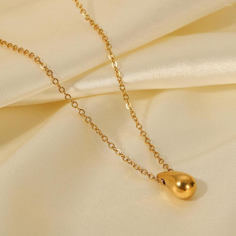 Pendant Necklaces European And American INS Drop-shaped Stainless Steel Necklace Fashion Simple For Women Men's Pendants
Pendant Necklaces European And American INS Drop-shaped Stainless Steel Necklace Fashion Simple For Women Men's Pendants