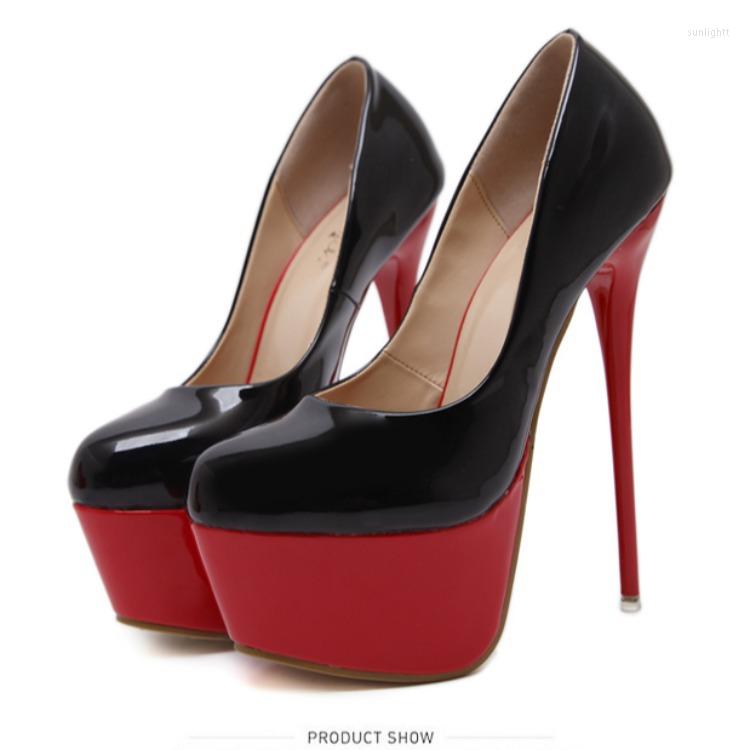 Dress Shoes 17CM Spring Woman Pumps Sexy Extreme High Heels Wedding Party Size 35-42 Platform Color Matching Red Ladies 698
Dress Shoes 17CM Spring Woman Pumps Sexy Extreme High Heels Wedding Party Size 35-42 Platform Color Matching Red Ladies 698