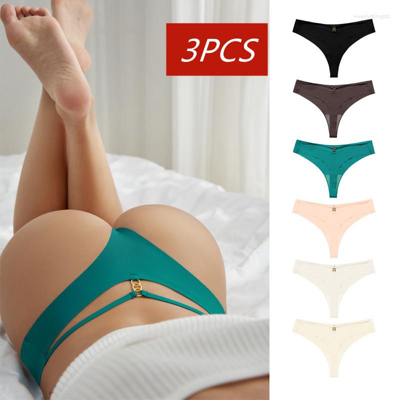 Women's Panties 3PCS Combination Sexy T-pants Seamless Ice Silk Sports Yoga Underwear Plus Size Metal Ring Ladies T-underwear
Women's Panties 3PCS Combination Sexy T-pants Seamless Ice Silk Sports Yoga Underwear Plus Size Metal Ring Ladies T-underwear