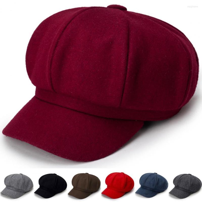Wide Brim Hats Autumn Winter For Women Solid Plain Octagonal Sboy Cap Men Ladies Casual Wool Hat Beret Painter, Black
Wide Brim Hats Autumn Winter For Women Solid Plain Octagonal Sboy Cap Men Ladies Casual Wool Hat Beret Painter, Black