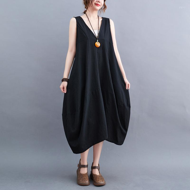 Casual Dresses 2023 Korea Style Sleeveless Fashion Summer Tank Dress Loose Women Holiday Outdoor Travel Long Beach, Black
Casual Dresses 2023 Korea Style Sleeveless Fashion Summer Tank Dress Loose Women Holiday Outdoor Travel Long Beach, Black