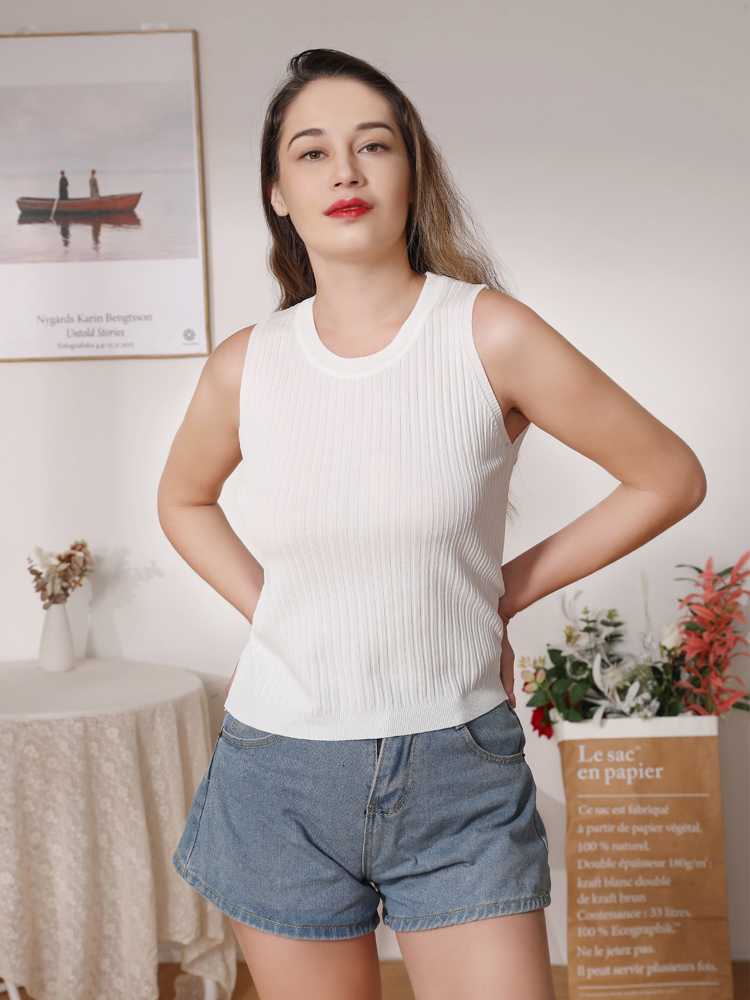 Camisoles Tanks Knitted Women Tank Underwear Sexy Padded V Neck Backless Crop Camisole Female Sleeveless Solid Intimate Lingerie Tops 230420