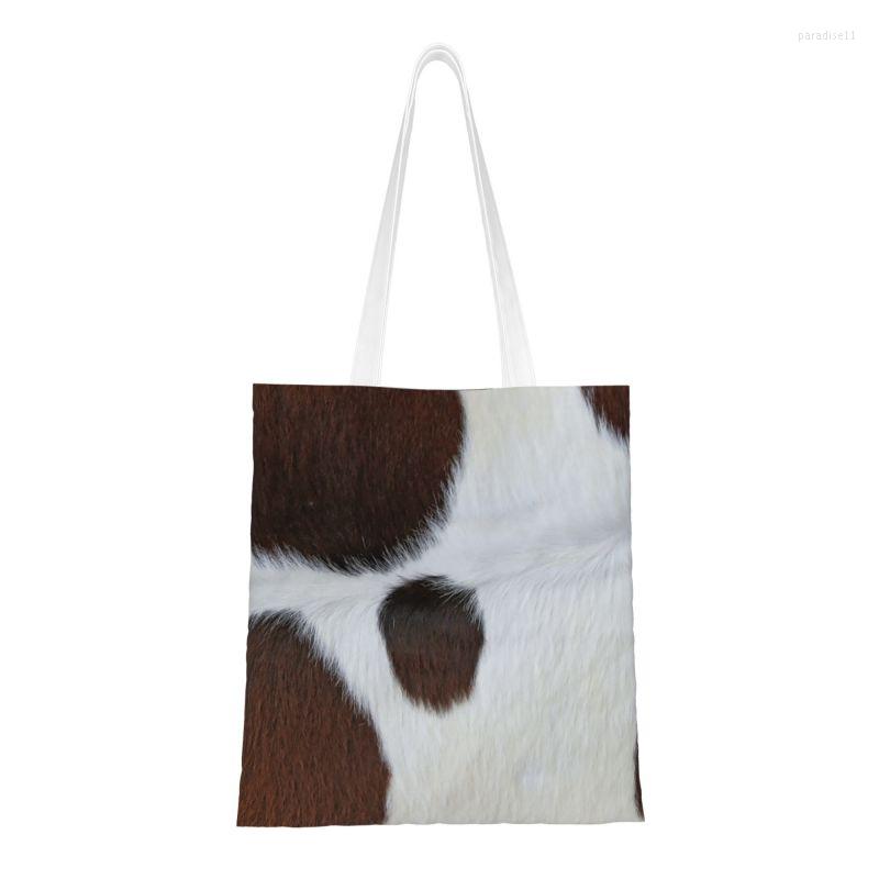 Shopping Bags Custom Farmhouse Cow Browm Skin Pattern Canvas Bag Women Printing Recycling Groceries Cowhide Shopper Tote, 19
Shopping Bags Custom Farmhouse Cow Browm Skin Pattern Canvas Bag Women Printing Recycling Groceries Cowhide Shopper Tote, 19