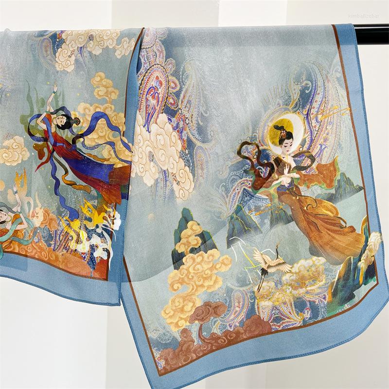 Scarves Woman Hijab Scarf Dunhuang Impression Real Silk Spring And Summer Korean Version Of The Long Neck Pareo
Scarves Woman Hijab Scarf Dunhuang Impression Real Silk Spring And Summer Korean Version Of The Long Neck Pareo