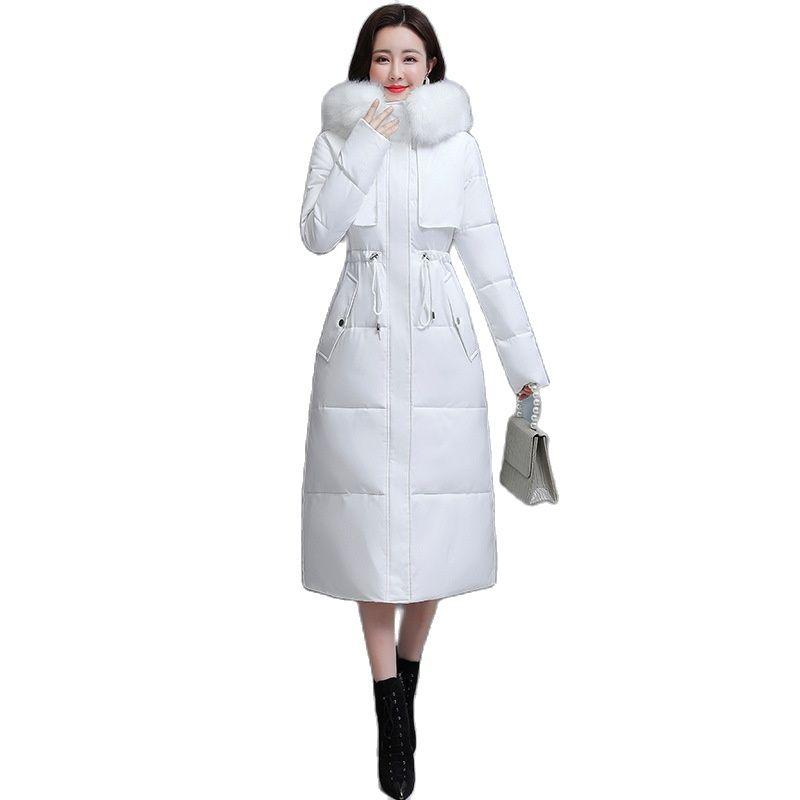 Leather Women Winter Hooded Faux Fur Collar Big Pocket XLong Windproof Coat Lady Puffer Jacket Cotton Padded Parkas Outwear Overcoat, White
Leather Women Winter Hooded Faux Fur Collar Big Pocket XLong Windproof Coat Lady Puffer Jacket Cotton Padded Parkas Outwear Overcoat, White