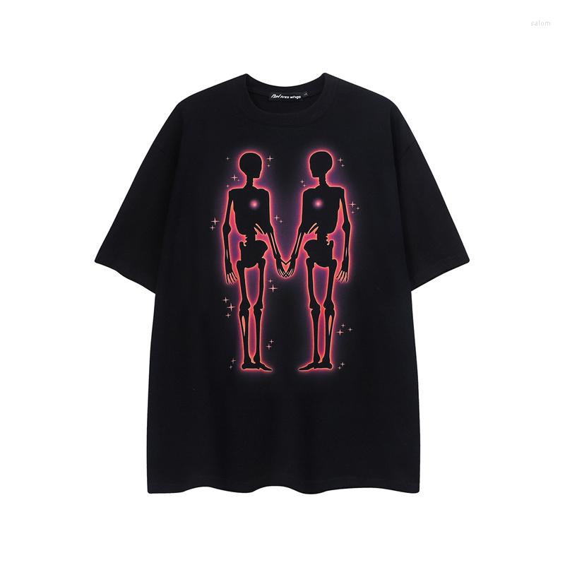 Men's T Shirts Gothic Men Oversized Cotton Shorts Sleeve Couple Skeleton Printed Hip Hop Streetwear Punk Tops Funny Harajuku T-shirts, Black
Men's T Shirts Gothic Men Oversized Cotton Shorts Sleeve Couple Skeleton Printed Hip Hop Streetwear Punk Tops Funny Harajuku T-shirts, Black