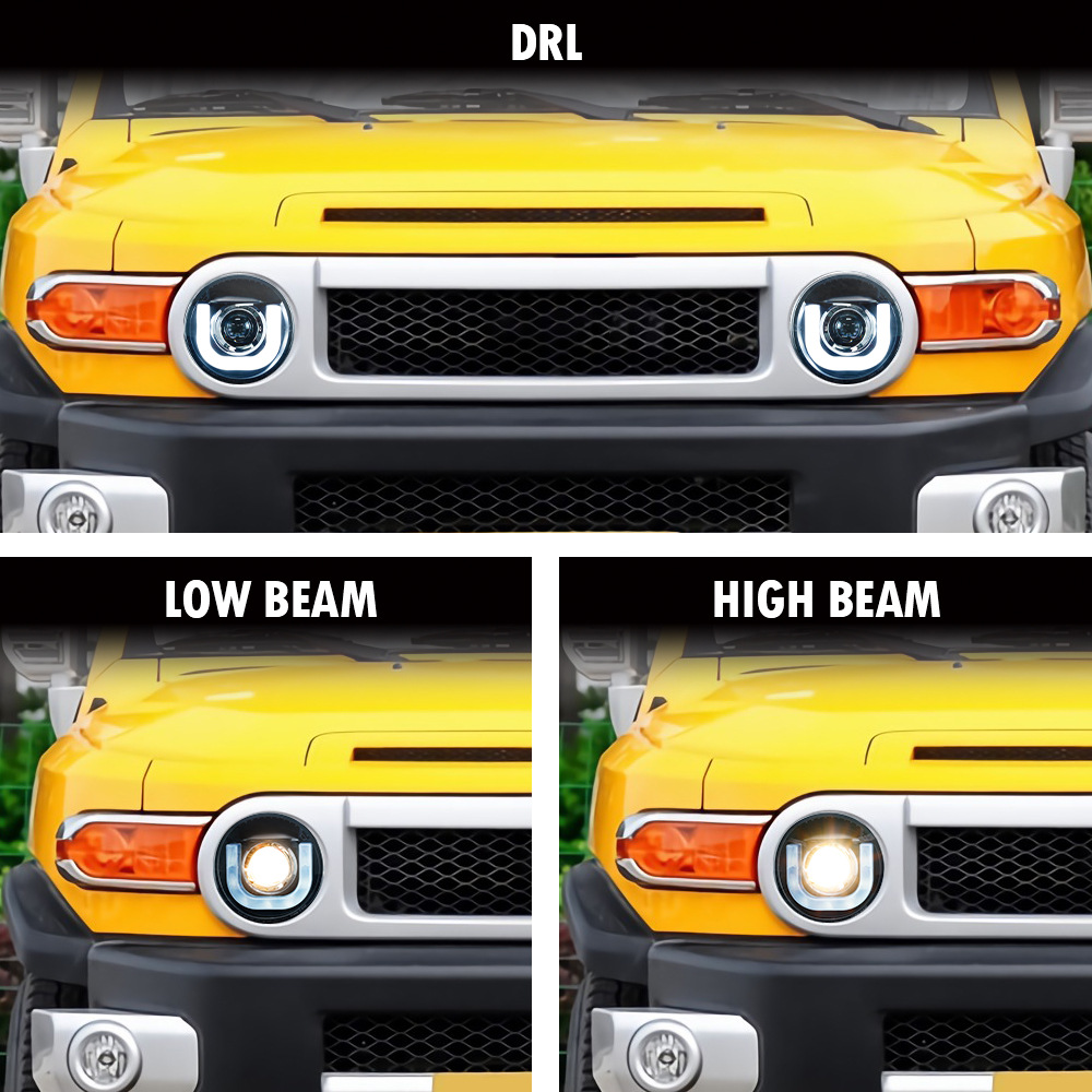 LED Headlights For Toyota CRUISER FJ 20 07-20 20 DRL Front Lamp Headlight Assembly Signal Turn High low Beam Car Lamps