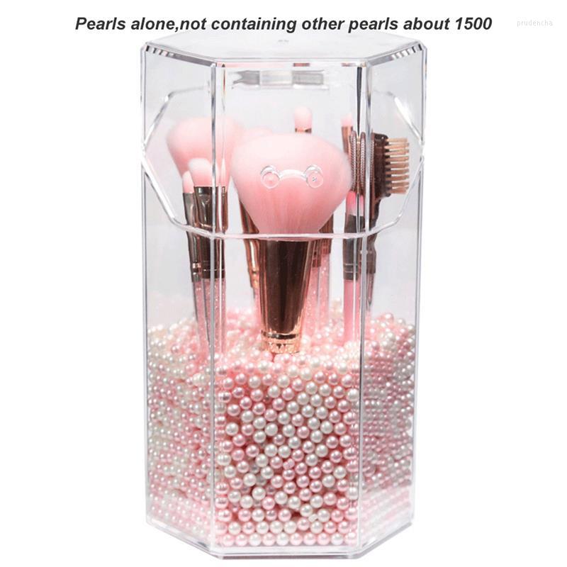Makeup Brushes Pearl Cosmetic Brush Holder Transparent Acrylic Container Dustproof Beauty Tools Organizer Pen Storage Box
Makeup Brushes Pearl Cosmetic Brush Holder Transparent Acrylic Container Dustproof Beauty Tools Organizer Pen Storage Box