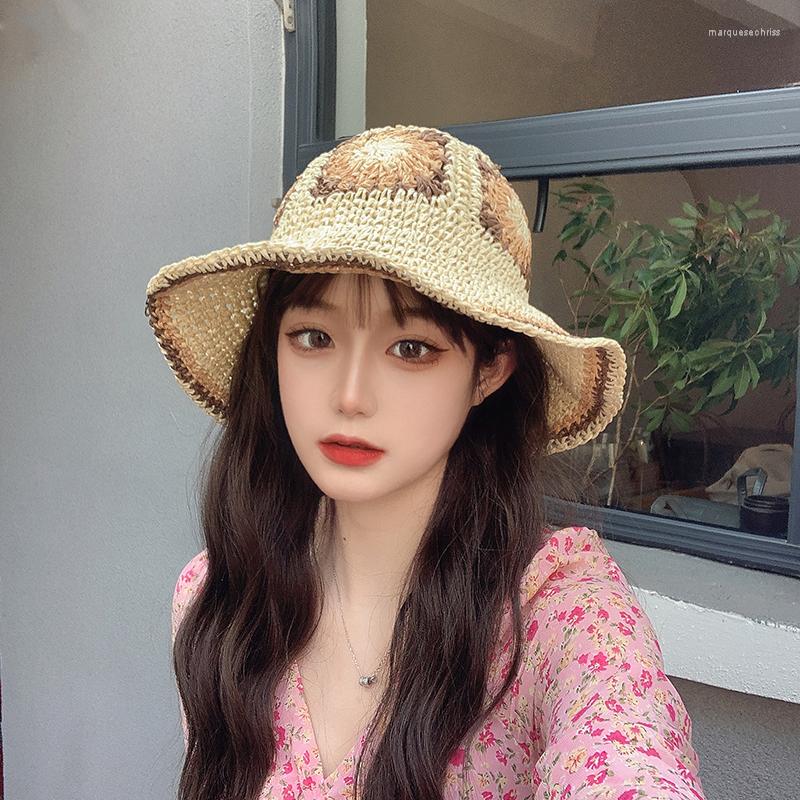 Wide Brim Hats Summer Bucket Hat For Women Outdoor Travel Sunscreen Straw Crochet Foldable Sun Cap Ladies Vacation Seaside Beach, Green
Wide Brim Hats Summer Bucket Hat For Women Outdoor Travel Sunscreen Straw Crochet Foldable Sun Cap Ladies Vacation Seaside Beach, Green