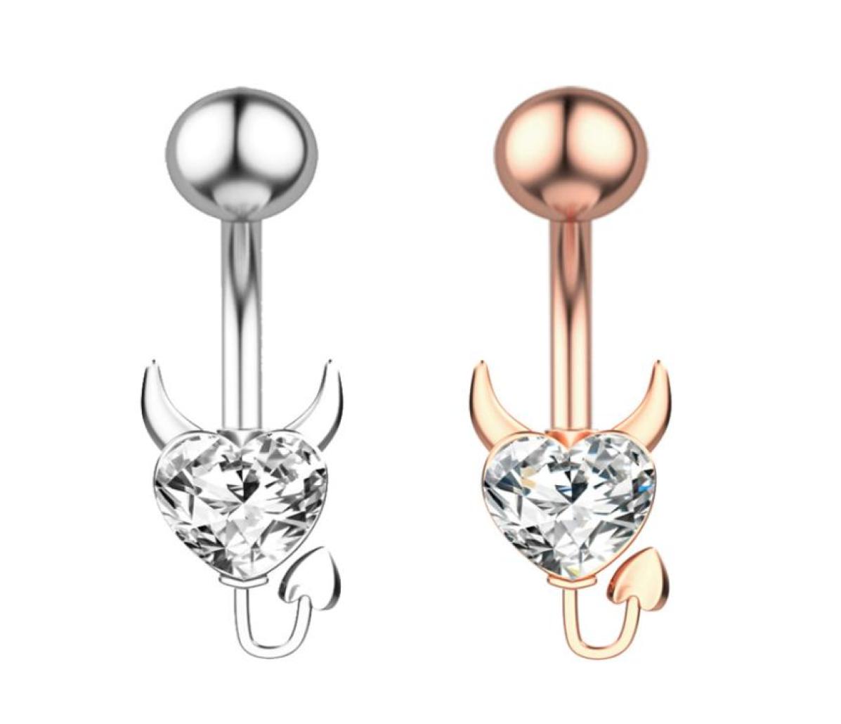 Devil Heart Belly Button Rings 14G Surgical Steel Navel Barbells Stud for Body Piercing2628767
Devil Heart Belly Button Rings 14G Surgical Steel Navel Barbells Stud for Body Piercing2628767