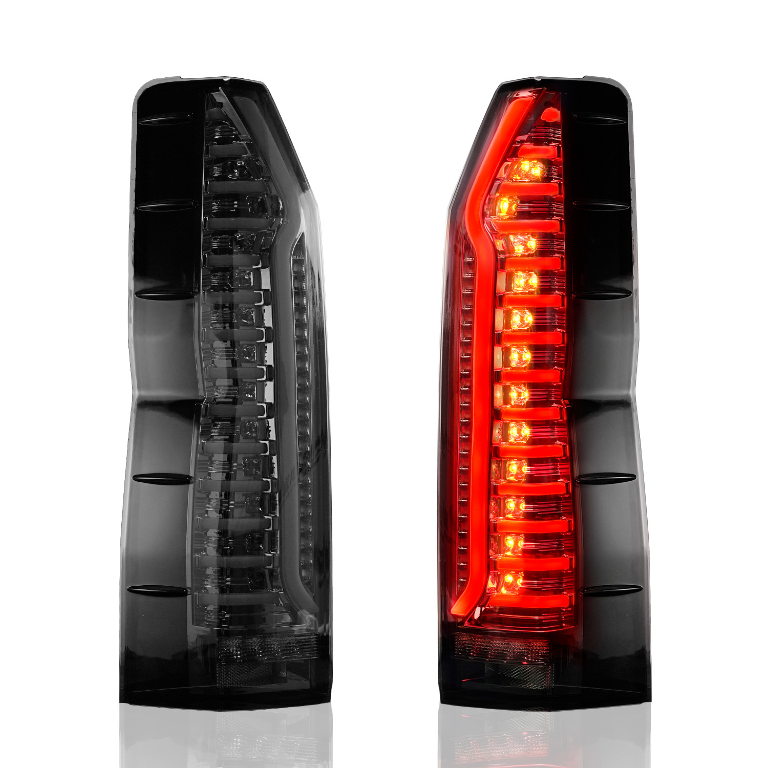Full LED Taillight For TOYOTA HIACE 20 19-2022 Upgrade Taillights Streamer Turn Signal Lights Reverse Running Lamp