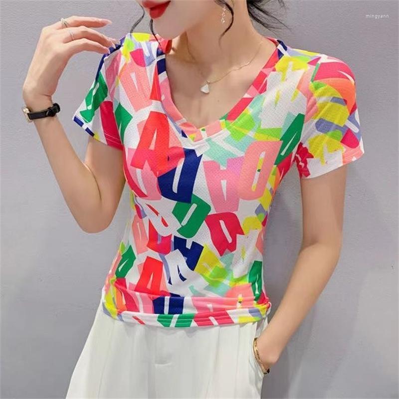 Women' T Shirts Woman Spring Summer Style T-Shirts Lady Casual Short Sleeve V-Neck Flower Printed Blusas Tops DD9410, Orange
Women' T Shirts Woman Spring Summer Style T-Shirts Lady Casual Short Sleeve V-Neck Flower Printed Blusas Tops DD9410, Orange