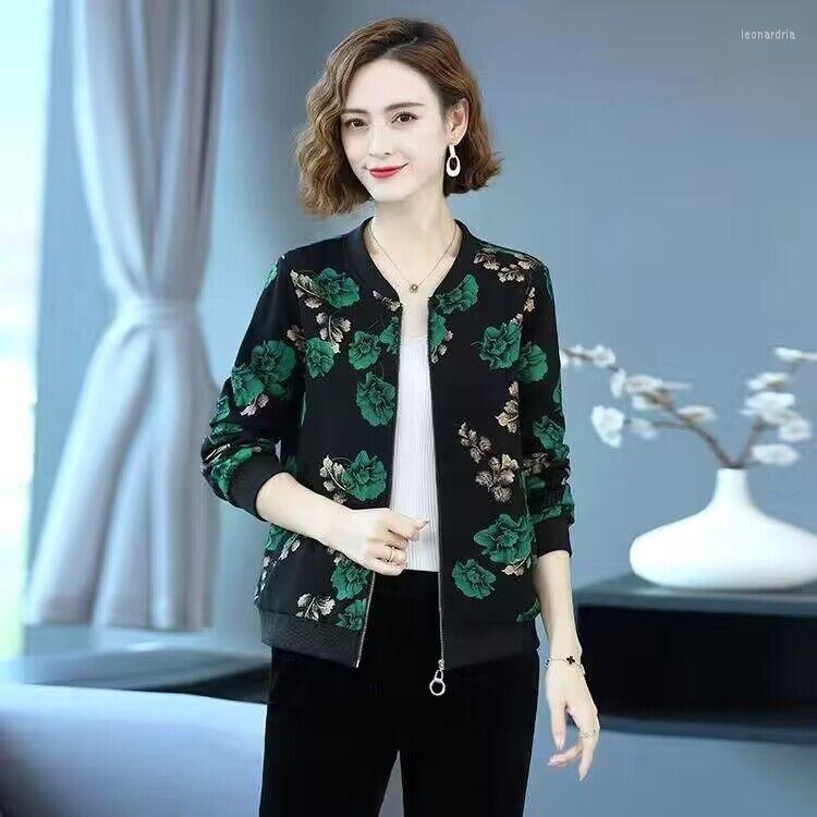 Women's Jackets 2023 Women Spring Summer Casual Jacket Lady O-neck Print Long Sleeve Baseball Female Elegant Zipper L98
Women's Jackets 2023 Women Spring Summer Casual Jacket Lady O-neck Print Long Sleeve Baseball Female Elegant Zipper L98