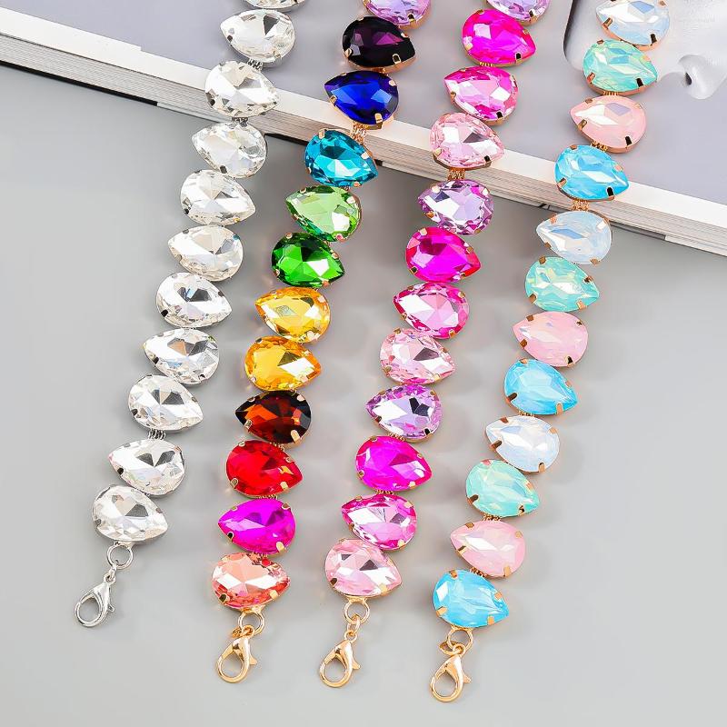 Chains Trend Metal Droplet Glass Geometry Necklace Bridal Wedding Creative Jewelry JIJIAWENHUA Women's Charm Accessories
Chains Trend Metal Droplet Glass Geometry Necklace Bridal Wedding Creative Jewelry JIJIAWENHUA Women's Charm Accessories