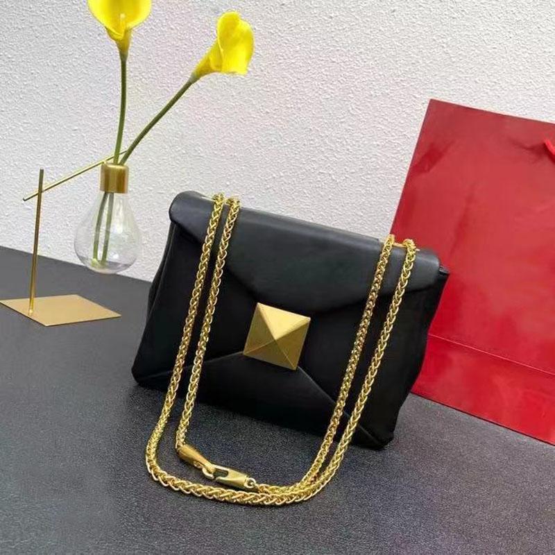 Evening Bags Gennuine Leather Rivet Luxury Women's Bag 2023 Trend High Quality Gold Chain Crossbody Real Female, Black
Evening Bags Gennuine Leather Rivet Luxury Women's Bag 2023 Trend High Quality Gold Chain Crossbody Real Female, Black