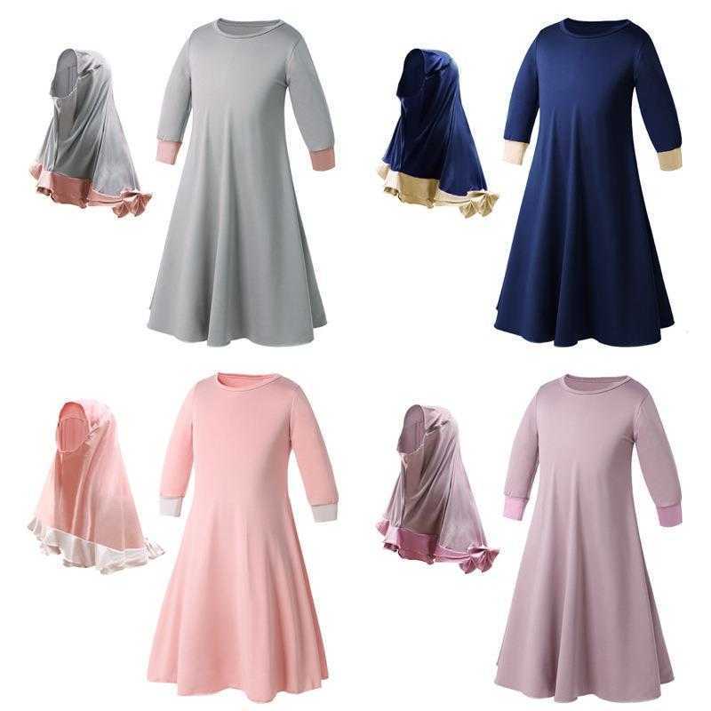 Girls Spring And Autumn Long Sleeved Worship Dress Veil Two Piece Headscarf, Pink cc01396-mh
Girls Spring And Autumn Long Sleeved Worship Dress Veil Two Piece Headscarf, Pink cc01396-mh