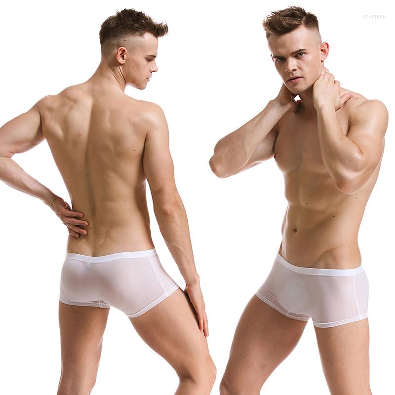 Underpants CLEVER-MENMODE Soft Sexy Super Thin Mens Underwear Ice Silk Boxers Shorts Transparent Low-rise Trunks Cueca Homme Panties, White
Underpants CLEVER-MENMODE Soft Sexy Super Thin Mens Underwear Ice Silk Boxers Shorts Transparent Low-rise Trunks Cueca Homme Panties, White