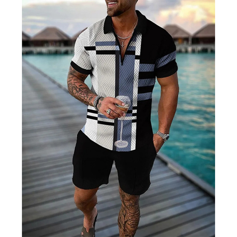 Mens Tracksuits Mens Tracksuit Beach Sportswear Polo Set Men Oversized Outfit Suit Casual Summer Zipper Polo ShirtShorts Suit Golf Wear Clothes 230419
Mens Tracksuits Mens Tracksuit Beach Sportswear Polo Set Men Oversized Outfit Suit Casual Summer Zipper Polo ShirtShorts Suit Golf Wear Clothes 230419