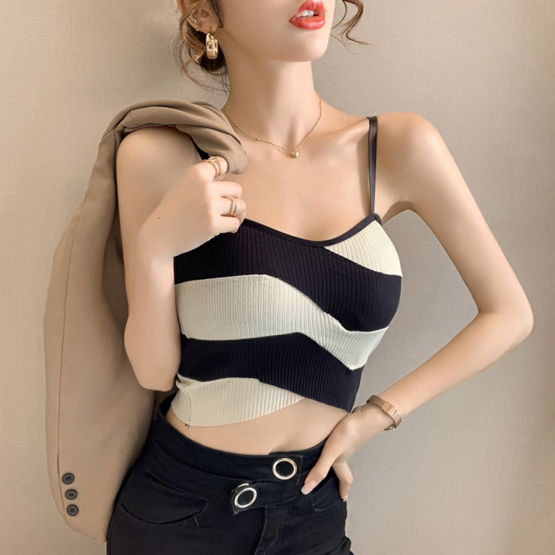 Camisoles Tanks Camis Women Girl Cute Crop Tops Summer Sleeveless Strap Camis Fairycore Retro Slim Fit Vest New 230420