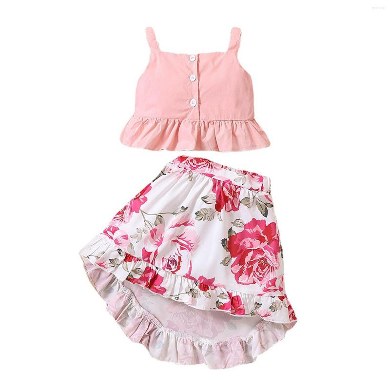 Clothing Sets Summer Toddler Girls Sleeveless Solid Colour Ruffles Tops Floral Prints Skirt Two Piece Outfits Baby Sunflower Outfit 2 Shirt, Red
Clothing Sets Summer Toddler Girls Sleeveless Solid Colour Ruffles Tops Floral Prints Skirt Two Piece Outfits Baby Sunflower Outfit 2 Shirt, Red