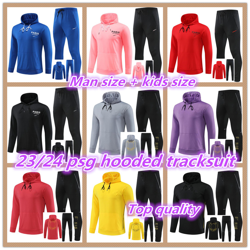23 24 Paris hooded adult tracksuits training suit psgs chandal 2023 2024 mbappe kit survetement foot tuta jacket Soccer football men and kids hoodie tracksuit
23 24 Paris hooded adult tracksuits training suit psgs chandal 2023 2024 mbappe kit survetement foot tuta jacket Soccer football men and kids hoodie tracksuit