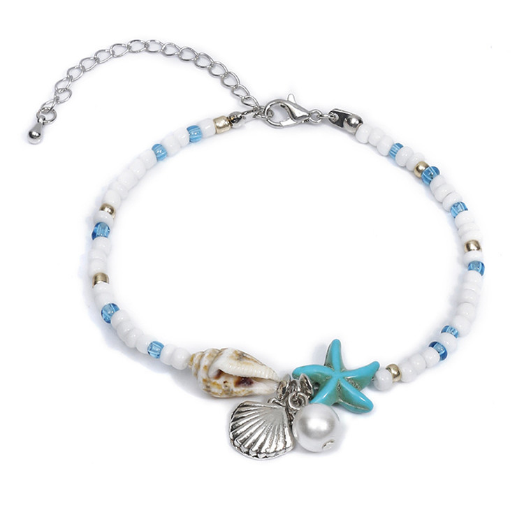 Summer Beach Starfish Charm Bracelet Ankle Handmade Seed Bead Shell Anklets Foot Jewelry
Summer Beach Starfish Charm Bracelet Ankle Handmade Seed Bead Shell Anklets Foot Jewelry