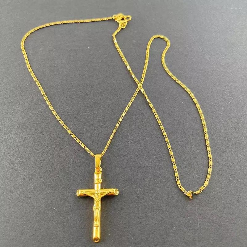 Chains Brand Authentic 24k Gold Necklace Plated Cross Women & Men Couple Jewelry Gifts
Chains Brand Authentic 24k Gold Necklace Plated Cross Women & Men Couple Jewelry Gifts