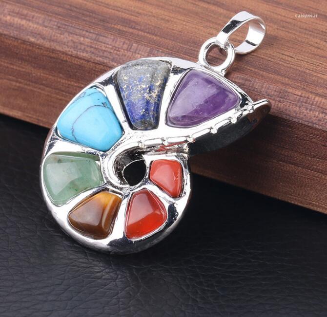 Pendant Necklaces Drop Conch Shaped Seven Chakra Energy Natural Gem Necklace Female Yoga Meditative Healing Amethyst Ornament
Pendant Necklaces Drop Conch Shaped Seven Chakra Energy Natural Gem Necklace Female Yoga Meditative Healing Amethyst Ornament