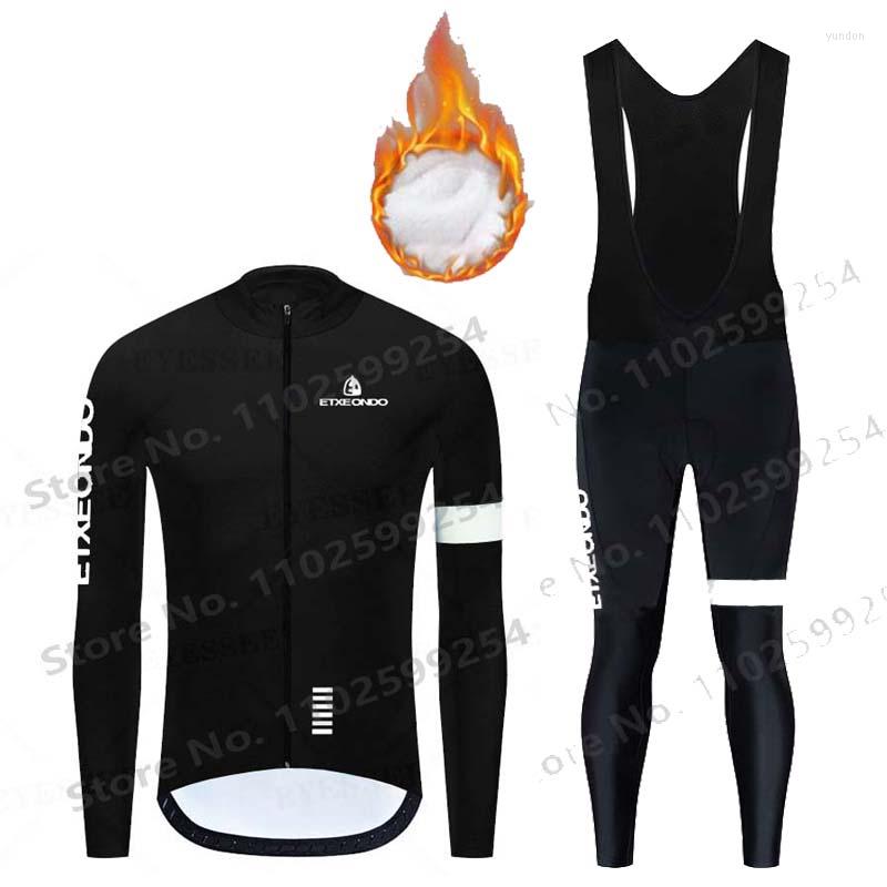 Racing Sets 2023 Etxeondo Winter Long Sleeve Cycling Jersey Set MTB Bike Clothing Uniform Men's Thermal Fleece Bicycle Maillot Ropa, Small cloth cap
Racing Sets 2023 Etxeondo Winter Long Sleeve Cycling Jersey Set MTB Bike Clothing Uniform Men's Thermal Fleece Bicycle Maillot Ropa, Small cloth cap