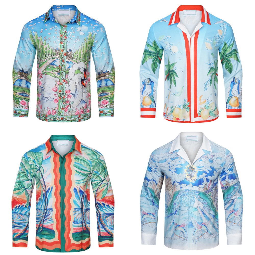 Summer designer men casablanca shirt Hawaii Casual Shirts men women shirt printing pattern button size M-3XL, Color
Summer designer men casablanca shirt Hawaii Casual Shirts men women shirt printing pattern button size M-3XL, Color