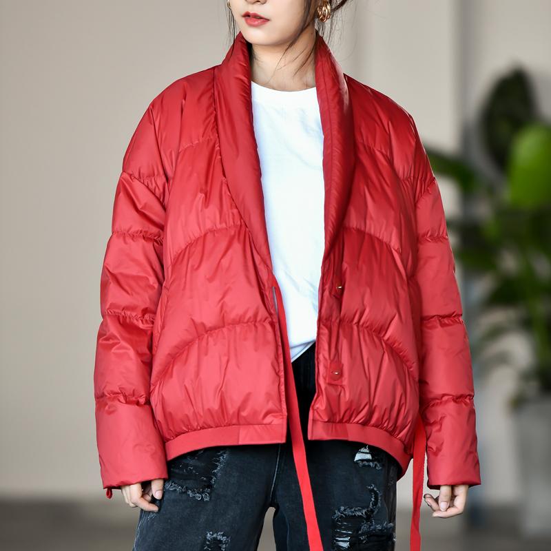 Parkas Offseason Literary style down jacket women winter new style fashion slim flare sleeve light warm white duck down jacket F2355, Black
Parkas Offseason Literary style down jacket women winter new style fashion slim flare sleeve light warm white duck down jacket F2355, Black