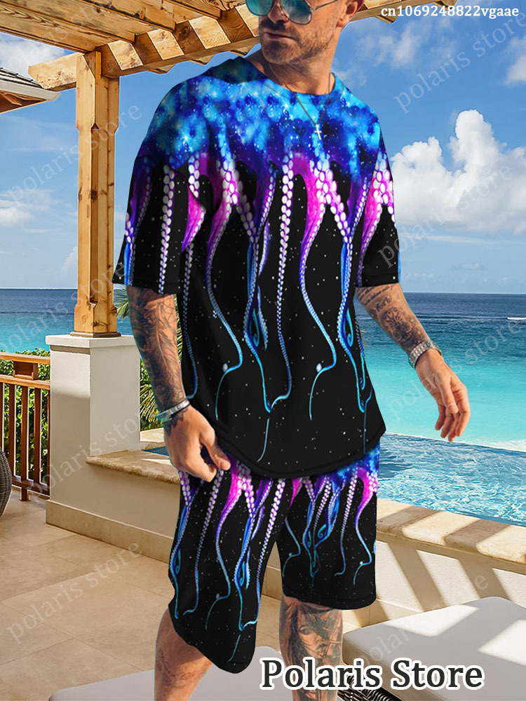 Mens Tracksuits Summer Tentacle Print Tracksuit Men Horror Clothes Cthulhu Mythos Tshirt Set Vintage Clothing Beach Vacation Outfits 230420, Kz-d5034
Mens Tracksuits Summer Tentacle Print Tracksuit Men Horror Clothes Cthulhu Mythos Tshirt Set Vintage Clothing Beach Vacation Outfits 230420, Kz-d5034