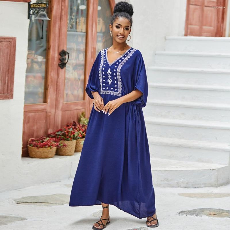 Women's Swimwear 2023 Print Maxi Dress Batwing Sleeve Tunic Spring Autumn Beach Casual Plus Size Women Beachwear Kaftan Cover-ups, Deep blue
Women's Swimwear 2023 Print Maxi Dress Batwing Sleeve Tunic Spring Autumn Beach Casual Plus Size Women Beachwear Kaftan Cover-ups, Deep blue
