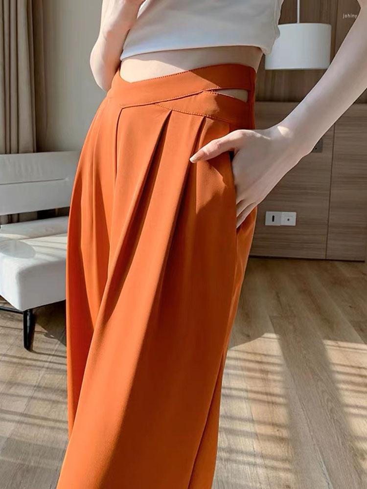 Women' Pants Fashion Women' Ice Silk Chiffon Wide Leg Summer Hollowed-out High Waist Sagging Loose Straight Suit Trouser, Black
Women' Pants Fashion Women' Ice Silk Chiffon Wide Leg Summer Hollowed-out High Waist Sagging Loose Straight Suit Trouser, Black